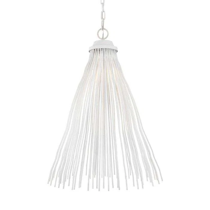 Feiss F3162/1PSW-LED Kellen 26" Colgante LED en Yeso Blanco Foto 1 de 1