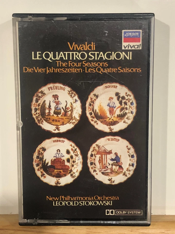 Vivaldi  -  Four Seasons  Cassette Tape In Good Condition - Image 1 of 3