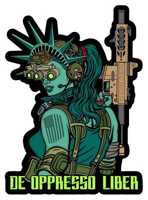Patriot Patch Co. - De Oppresso Liber Sticker