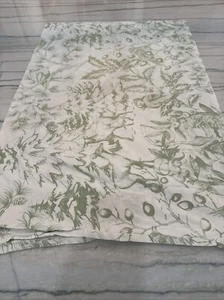 Pottery Barn Christmas Green Toile Birds Deer Cabin Pillowcase Standard "AS IS" - Picture 1 of 10