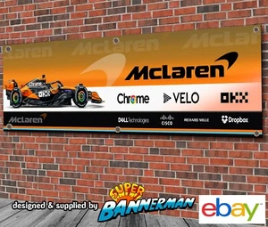 Mclaren 2025 F1 Team Banner for Garage, Workshop, Showroom etc, Lando Norris - Picture 1 of 2