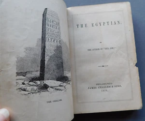 The Egyptian - by the Author of "The Jew" - 1859 Hardcover - Picture 1 of 13