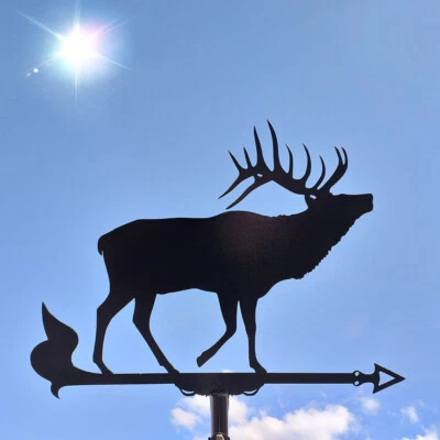 Elk Metal Weathervane, Weather Vane, home roof decor - Image 1 of 4