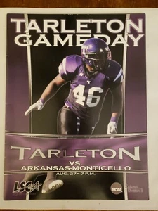 27.08.2009 - Tarleton vs Arkansas-Monticello - Off Football Program (MH129) - Bild 1 von 3