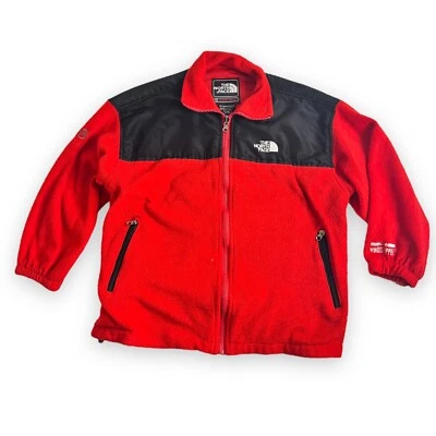 The North Face Fleece Red Black Full Zip Jacket Sz XXL Youth Summit Series - Image 1 of 4