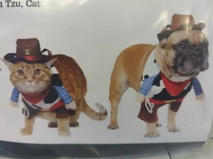 Halloween Dog/Cat Costume (Cowboy) Size S - Picture 1 of 5