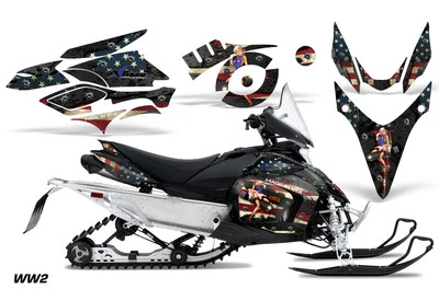 Sled Graphic Stickers Decals For Yamaha Phazer RTX GT 2007-2016 WW2 - Image 1 of 2