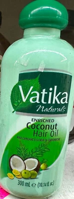 VATIKA ACEITE CAPILAR COCO ENRIQUECIDO 300 ML (10,14 FL OZ Foto 1 de 2