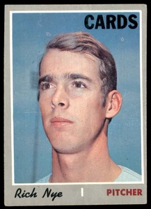 1970 Topps Rich Nye St. Louis Cardinals #139 - Picture 1 of 2