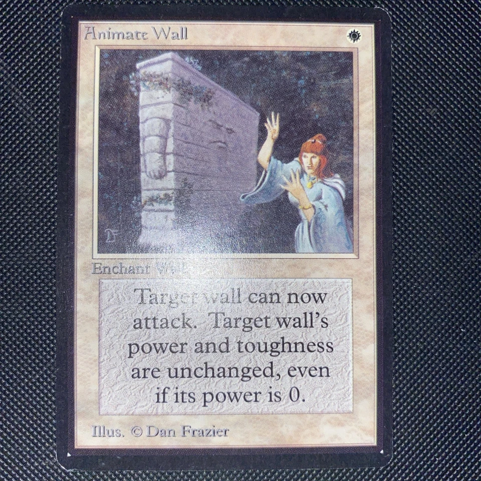 English - MTG Animate Wall - LP - Rare, Vintage - Limited Edition Beta (1993) - Image 1 of 2
