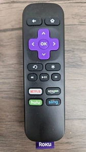 Roku RC68 3226000162 Telecomando Netflix Hulu Amazon Sling A6 - Foto 1 di 3