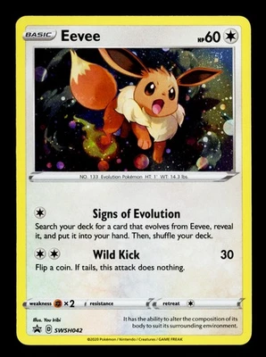 Eevee Promo SWSH: Sword & Shield Promo Cards SWSH042 NM - Image 1 of 2