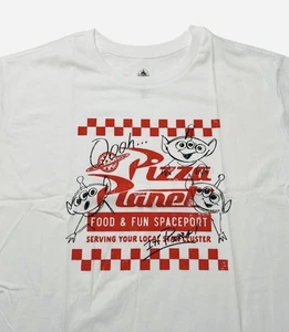 Disney Parks Pixar Toy Story Pizza Planet Aliens weißes T-Shirt 2XL Hollywood Stu - Bild 1 von 4