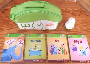 Leap Frog Tag Junior Reading System: 4 Books*Reader-Needs Battery*Carrying Case - Picture 1 of 4