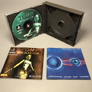 Tomb Raider | Sony PlayStation 1 | 1996 | PS1 | Lara Croft | PAL | Disco | #7 - Foto 1 di 11