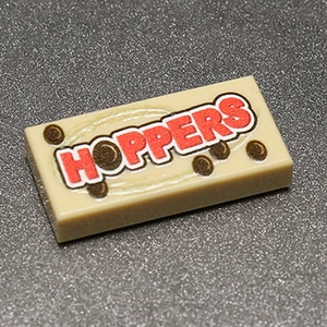 Hoppers - B3 Customs® Printed 1x2 Tile - Picture 1 of 1