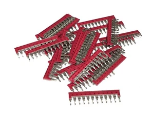 DINnectors DN-12JL14 Terminal 12-Pole Red Jumper for DN-TL14 ( Lot of 28 ) - New - Picture 1 of 3