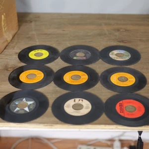 Vintage 45 RPM Record Lot Bowie America Ringo ELO Three Dog Night Zager & Evans - Imagen 1 de 11