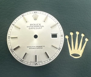 Rolex Datejust 36mm Factory Silver Dial with Gold Hour Markers 16014 16234 - D24 - Picture 1 of 7