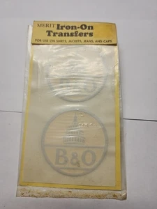 B&O EISENBAHN Sonderangebot alter Bügelbild Transfer HAUPTGEBÄUDE - Bild 1 von 7