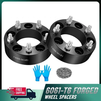 2PCS 2 Inch 5x4.75 Wheel spacers 12x1.5 For Pontiac Firebird 3.4L 1993-1995 - Image 1 of 4
