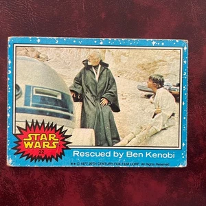 1977 Topps STAR WARS Blue Set RESCUED BY BEN KENOBI #22** - VG/VG-EX - Picture 1 of 2
