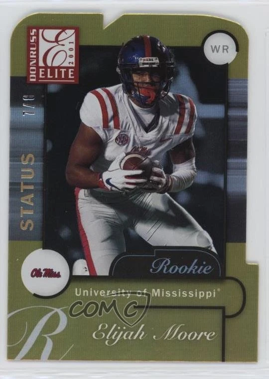 2021 Panini Donruss Elite 2001 Rookies Status Die-Cut /8 Elijah Moore #ER14 RC - Image 1 of 2