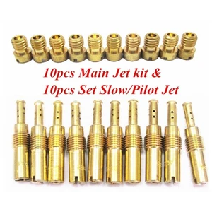 20Pcs/Set Carburetor Main Jet + Slow/Jet 150cc 125cc High Quality - Picture 1 of 12