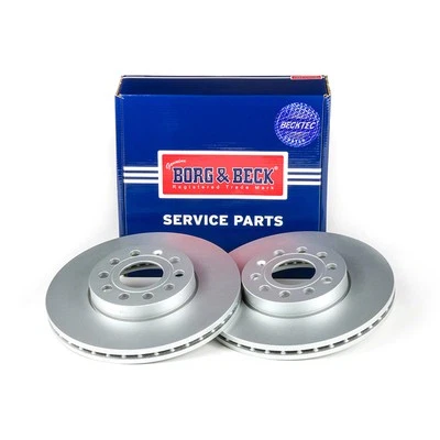 2x Brake Discs Pair Vented fits VW JETTA Mk3, Mk4 Front 2005 on 288mm Set B&B - Image 1 of 4