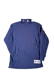 Vintage 90’s New York Yankees Mock Neck Turtleneck Majestic Official Size XL - Picture 1 of 7
