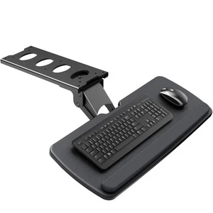 HUANUO Tastaturablage unter Schreibtisch, 360 verstellbar ergonomisch verschiebbar 25" B x 9,8" T - Bild 1 von 5
