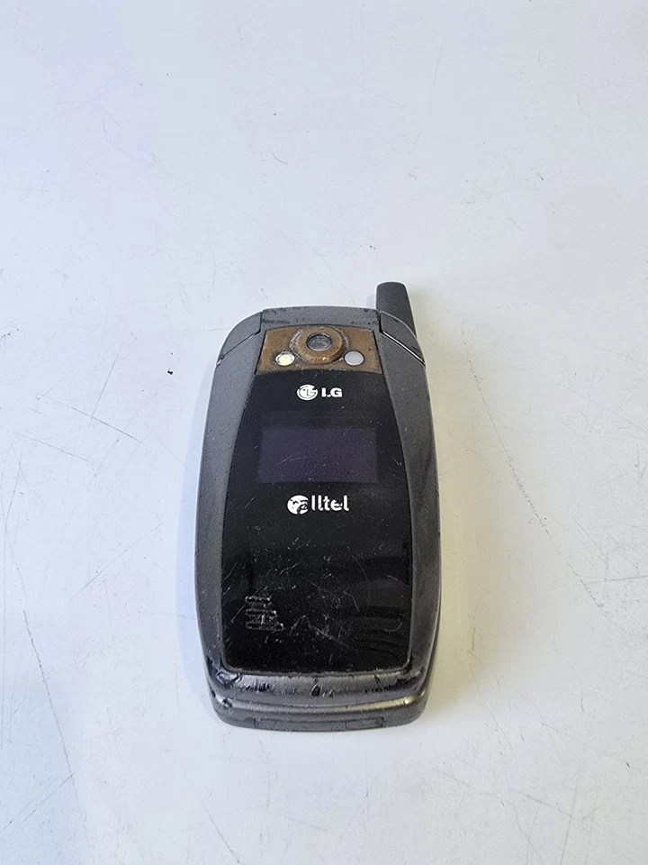 LG AX355 - Gray and Black ( Alltel ) CDMA Flip Phone  - Image 1 of 4