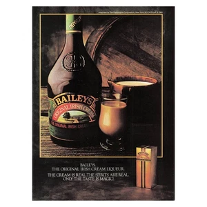 Baileys Original Irish Cream Liqueur Vintage Magazine Print Ad 1981 - Picture 1 of 1