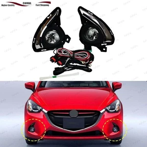 For Mazda 2 Demio 5Door Hatchback 2014-2018 Front Bumper Fog Light Cover Assy 2x - Picture 1 of 8