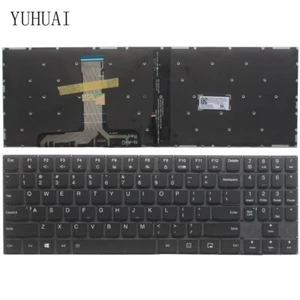 Laptop New For Lenovo Legion Y520 R720 Y520-15IKBN Y720-15IKB US Black Keyboard - Picture 1 of 5