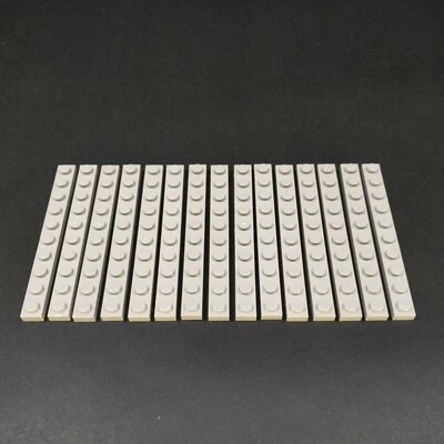 LEGO Light Bluish Gray Plates 1x10 Plate 4477 Lot of 15 - Image 1 of 4