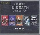 Livres de la série J D Robb In Death 01-05 cinq livres audio MP3 non abrégés