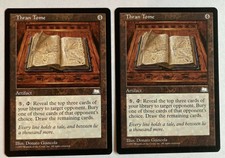 Thran Tome 2x Weatherlight MTG x2 NM