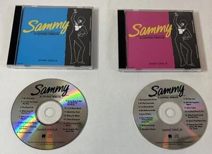CD lot ~ SAMMY DAVIS JR ~ A Loving Tribute ~ pink and blue discs - Picture 1 of 2