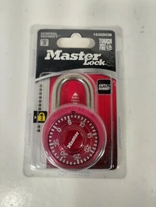 Master Lock 1530DCM Combination Lock RED New School Locker Sealed - Picture 1 of 2
