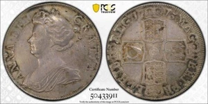 1713 G.B. Queen Anne 1/2 Crown PCGS Cleaned-AU Detail Lot#G8680 Silver! S-3604 - Picture 1 of 4