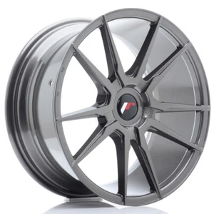 Un Cerchio in Lega Japan Racing JR21 18x8.5 ET20-40 DA FORARE Hyper Grey - Foto 1 di 1