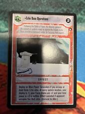 Star Wars CCG Echo Base Operations Decipher Hoth Limited Edition