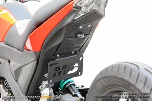for Kawasaki Z125 Pro 17-25 Stretched Low Profile Fender Eliminator w/ LED Light - Picture 1 of 1