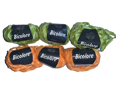 300 g  BICOLORE  Bändchengarn - glänzend  LANA GROSSA - Bild 1 von 4