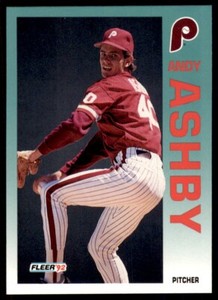 1992 Fleer Andy Ashby Baseball Cards #521