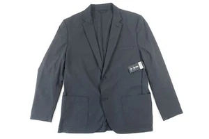 ALFANI ALFATECH BLACK XL MESH STRETCH SPORT COAT BLAZER JACKET MENS DEFECT - Picture 1 of 12