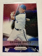 K68,773 - 2015 Panini Prizm Prizms Red White and Blue Mojo #165 George Brett