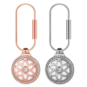 2 Pack Metal AirTag Holder with Screw Lock, Airtag Case Inlaid Rhinestone. - Picture 1 of 9