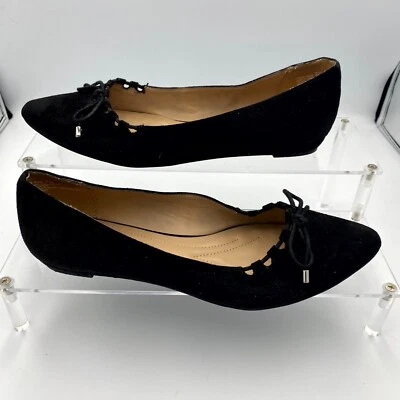 Zapatos sin cordones Dressbarn Fiona para mujer EE. UU. 7,5 W planos negros cómodos informales Foto 1 de 4